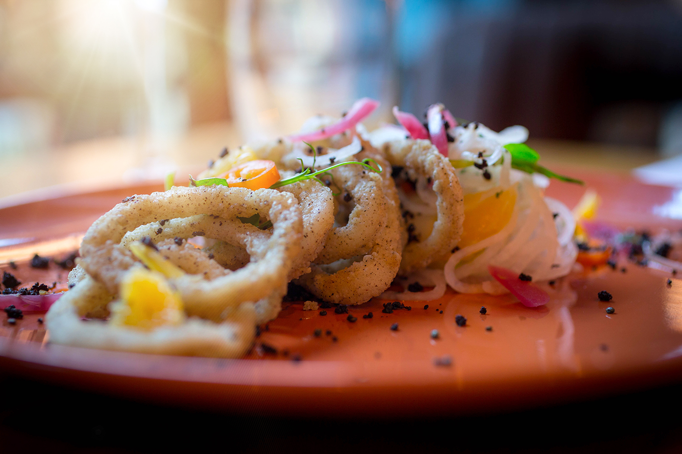 Squid - Seafood Food Photography © David Cantwell Photography