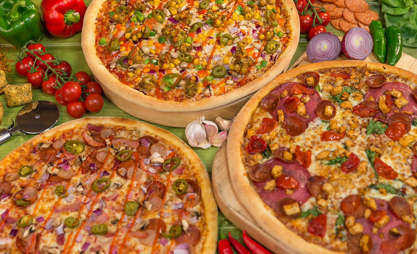 Selection of Pizzas @ Four Star Pizza - Food Photography © David Cantwell Photography