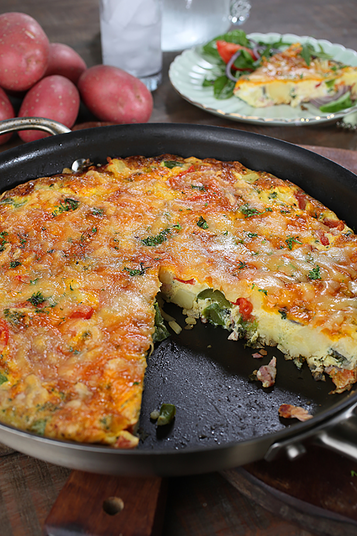 Frittata Lunch - Food Photography © David Cantwell Photography