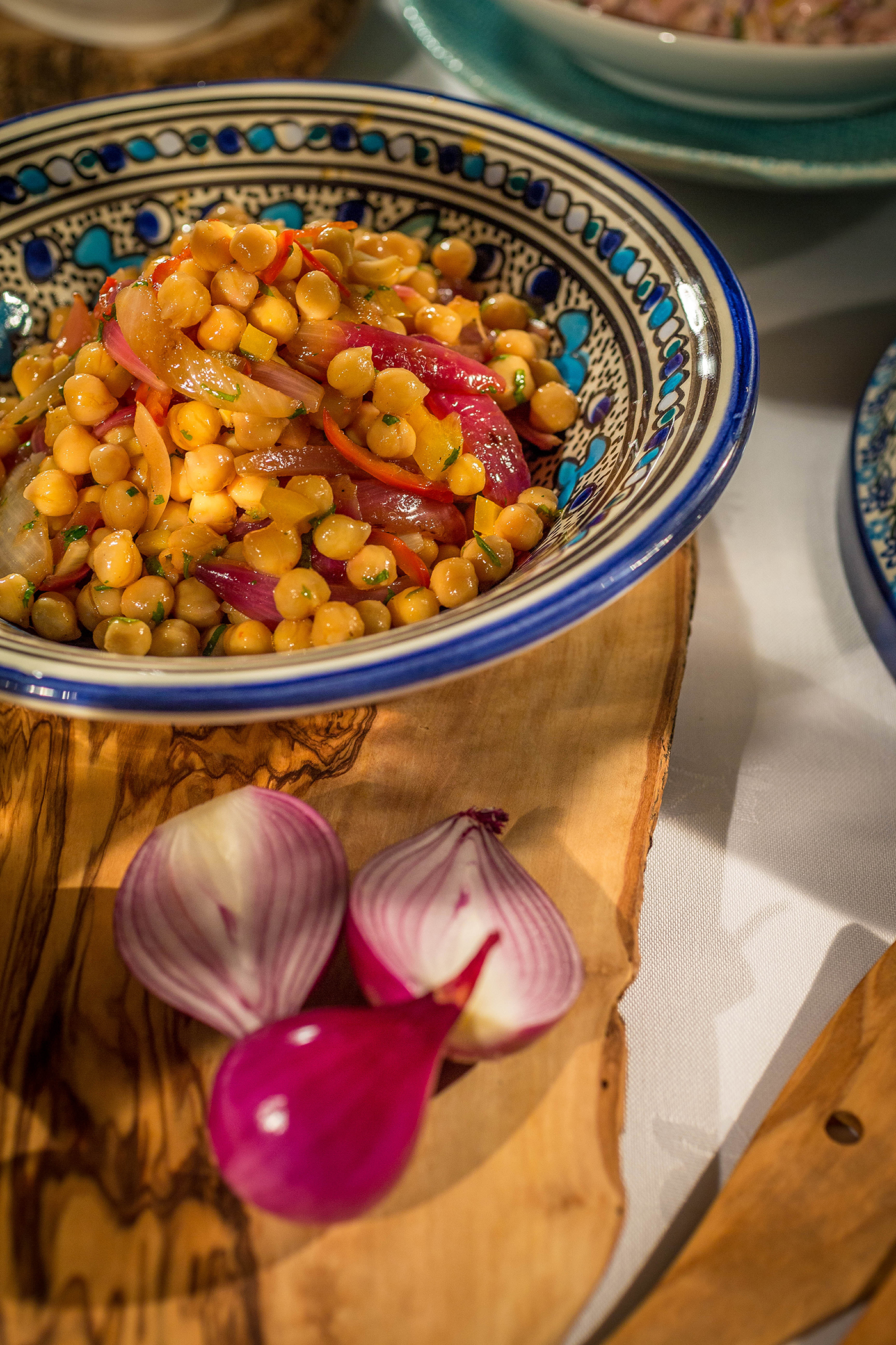 Chickpea Salad Lunch  - Food Photography © David Cantwell Photography