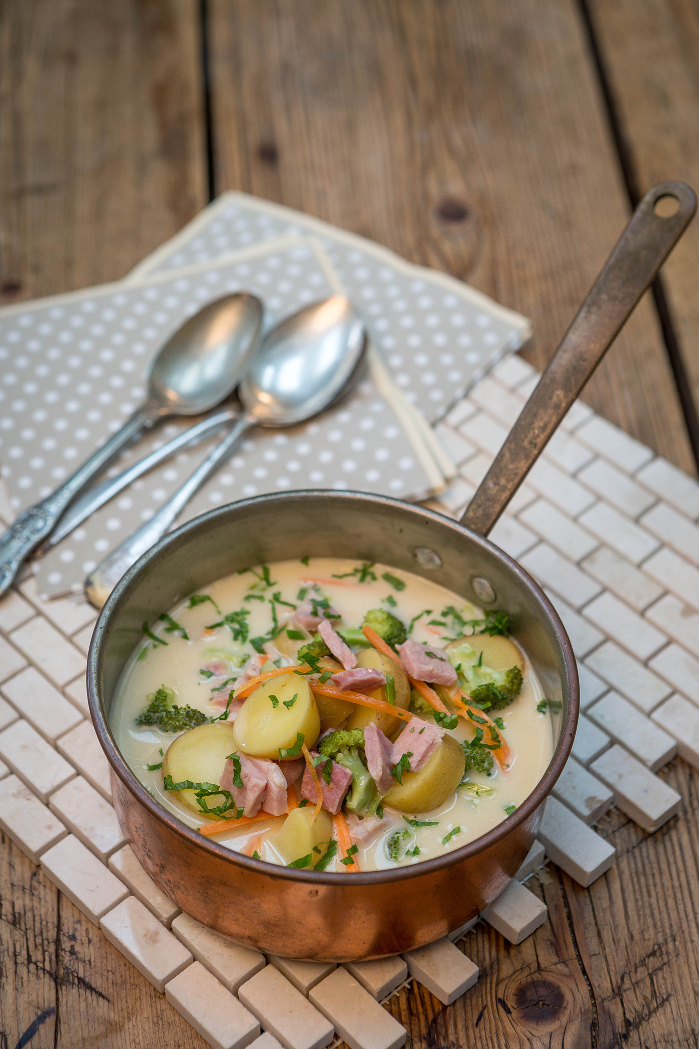 Ham & Potato Chowder - Food Photography © David Cantwell Photography