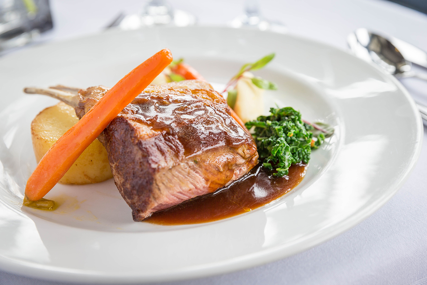 Rack of Lamb Meal  - Food Photography © David Cantwell Photography