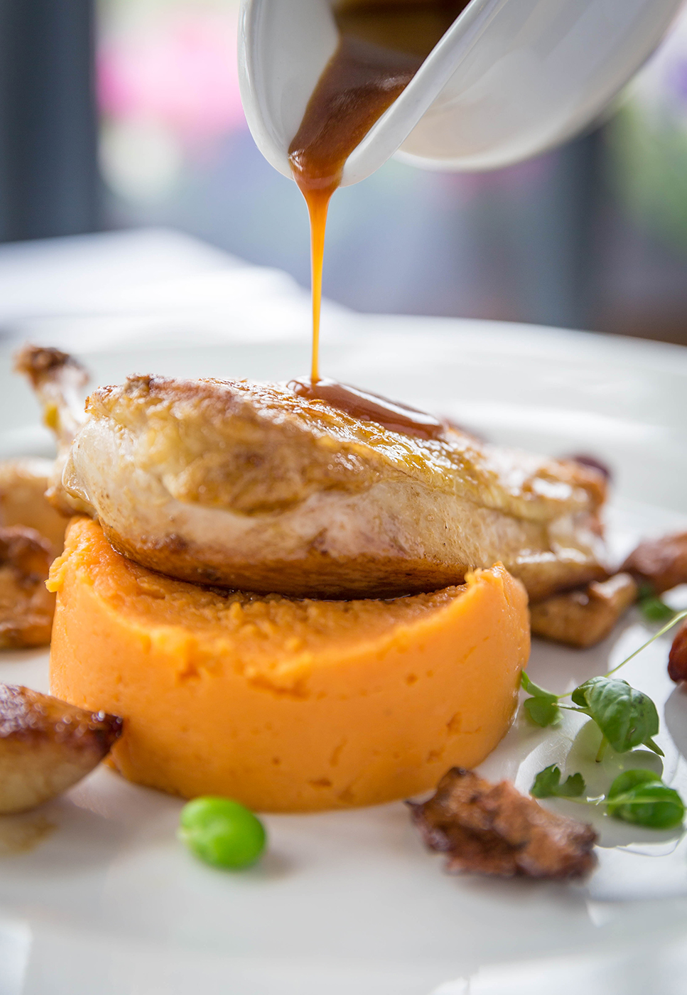 Chicken & Mash Sweet Potatoes Meal - Food Photography © David Cantwell Photography
