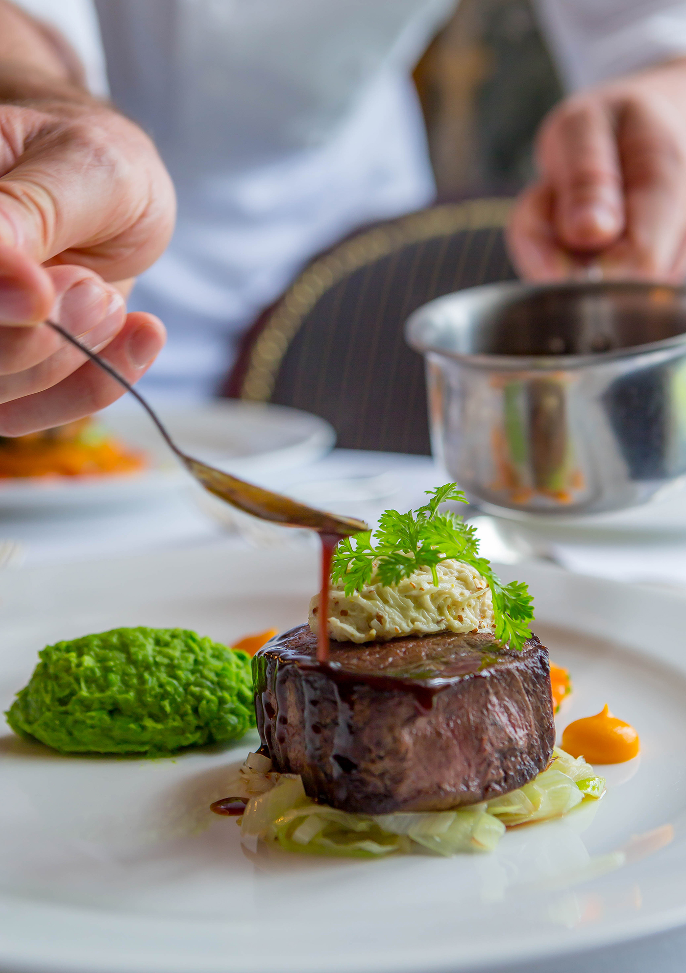 Steak and Pea Mash Meal - Food Photography © David Cantwell Photography
