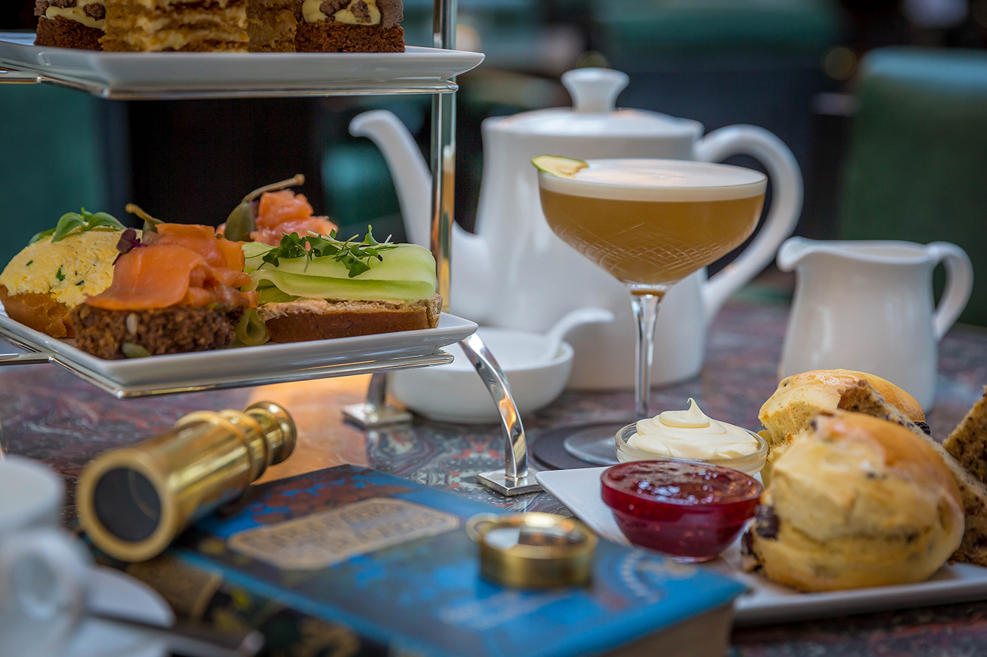 Gulliver's Travels Afternoon Tea in Lemuel's Bar @ The Conrad Hotel Dublin - Food Photography © David Cantwell Photography