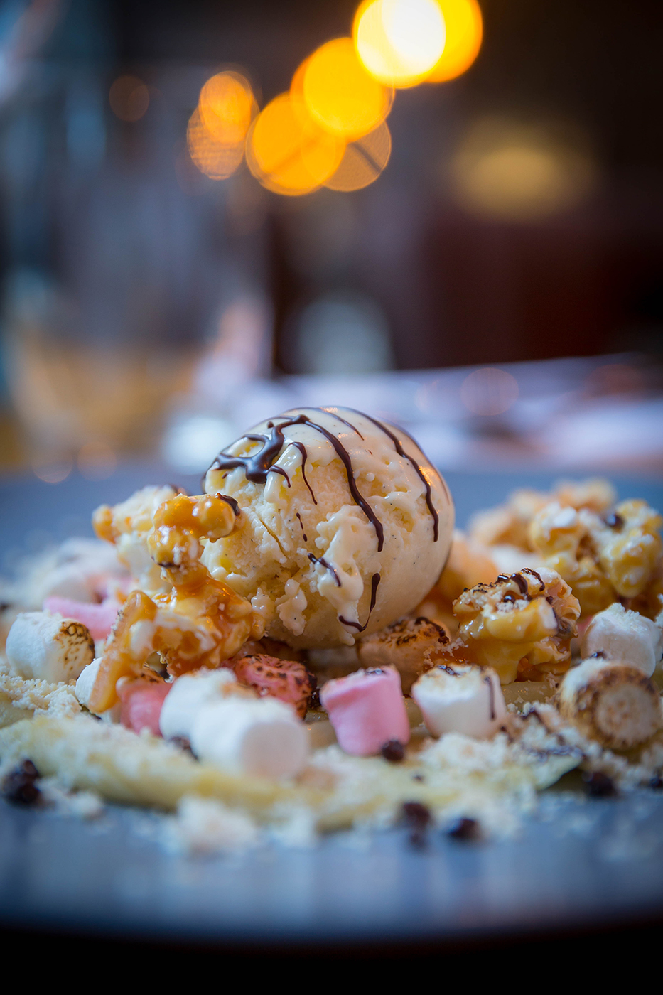 Marshmallow and Icecream Dessert - Food Photography © David Cantwell Photography