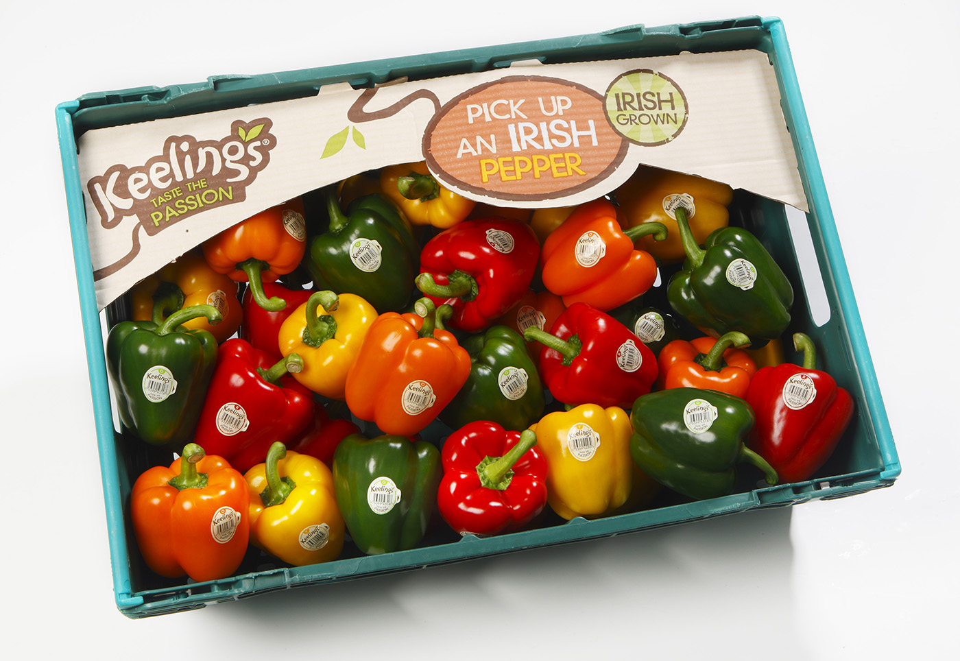 Keelings Peppers Packshot - Food Photography © David Cantwell Photography