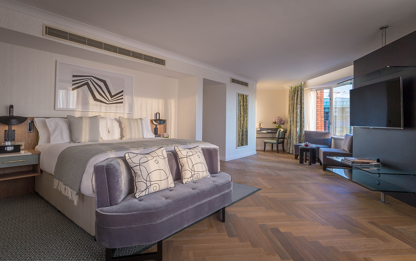 Penthouse Bedroom @ The Conrad Hotel - Hotel Photographer © David Cantwell Photography