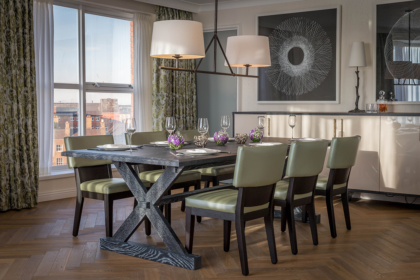 Penthouse Dining Room @ The Conrad Hotel - Hotel Photographer © David Cantwell Photography