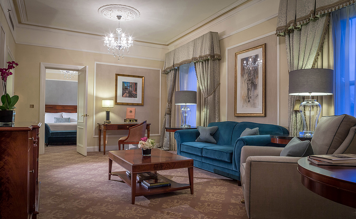Suite Sittingroom @ The Shelbourne Hotel - Hotel Photographer © David Cantwell Photography