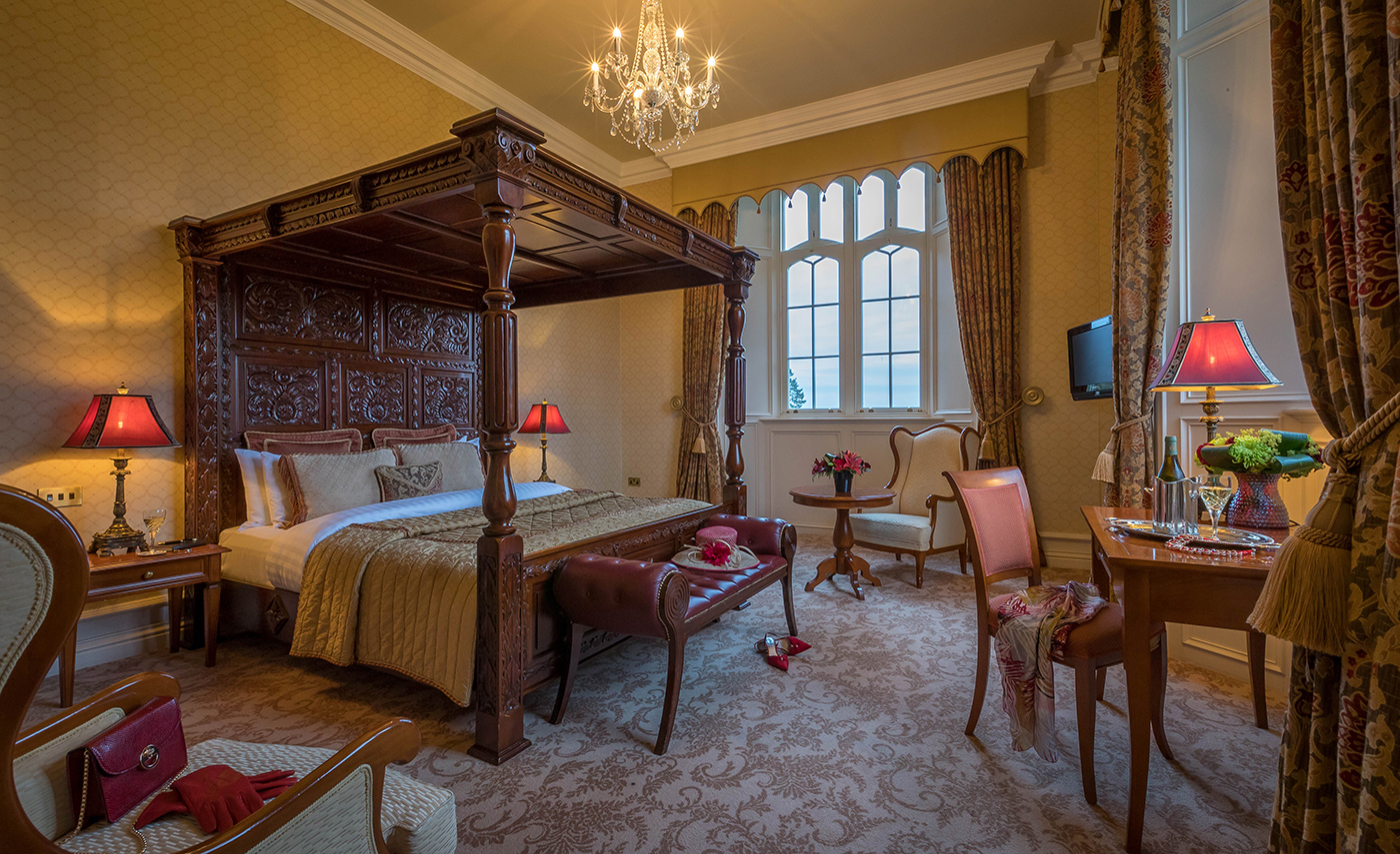 Junior Suite Styled for Executive Couple @ Kilronan Castle Hotel Hotel Photographer © David Cantwell Photography