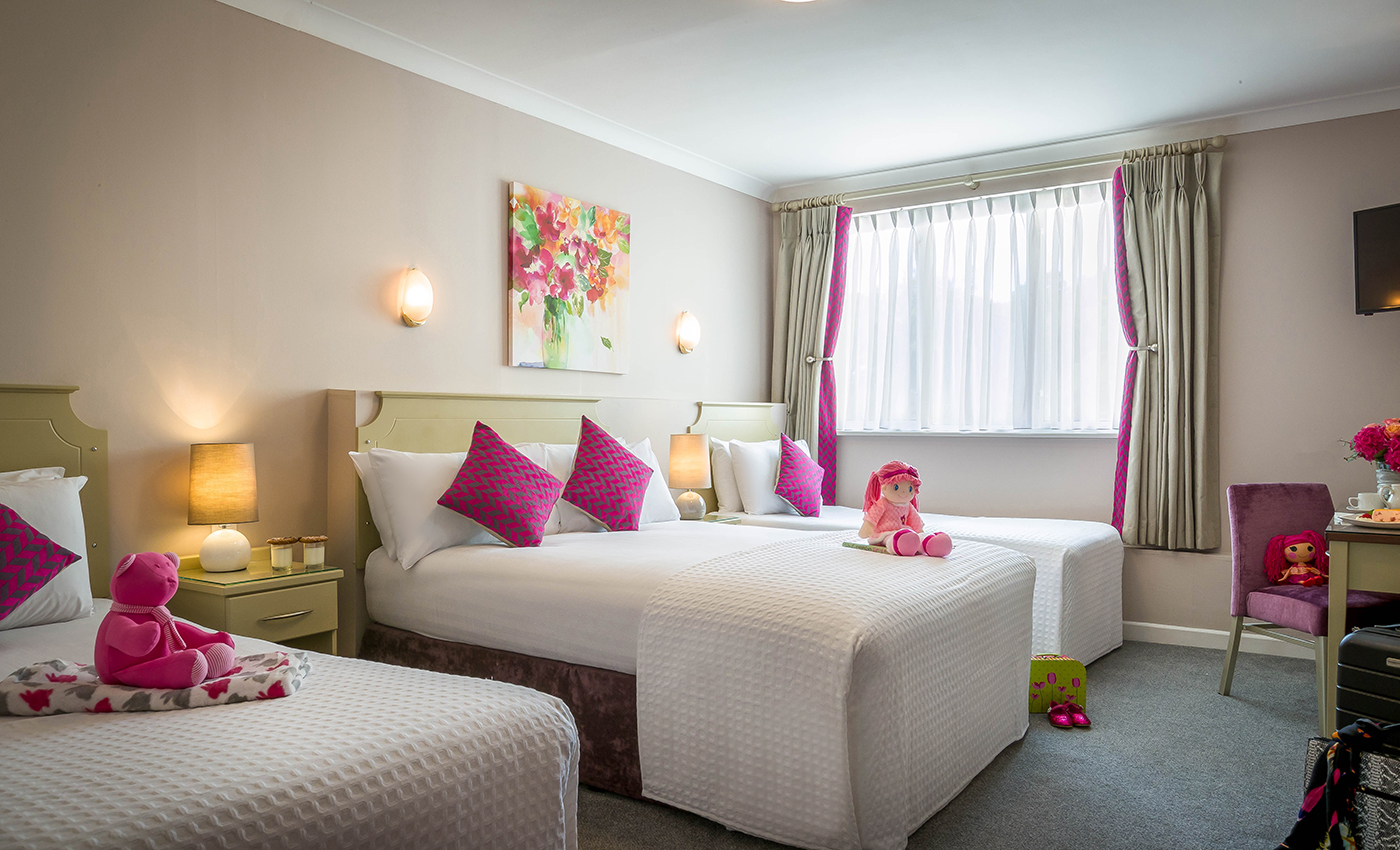 Twin Bedroom - Styled for Family Bedroom @ Springhill Court Hotel Hotel Photographer © David Cantwell Photography