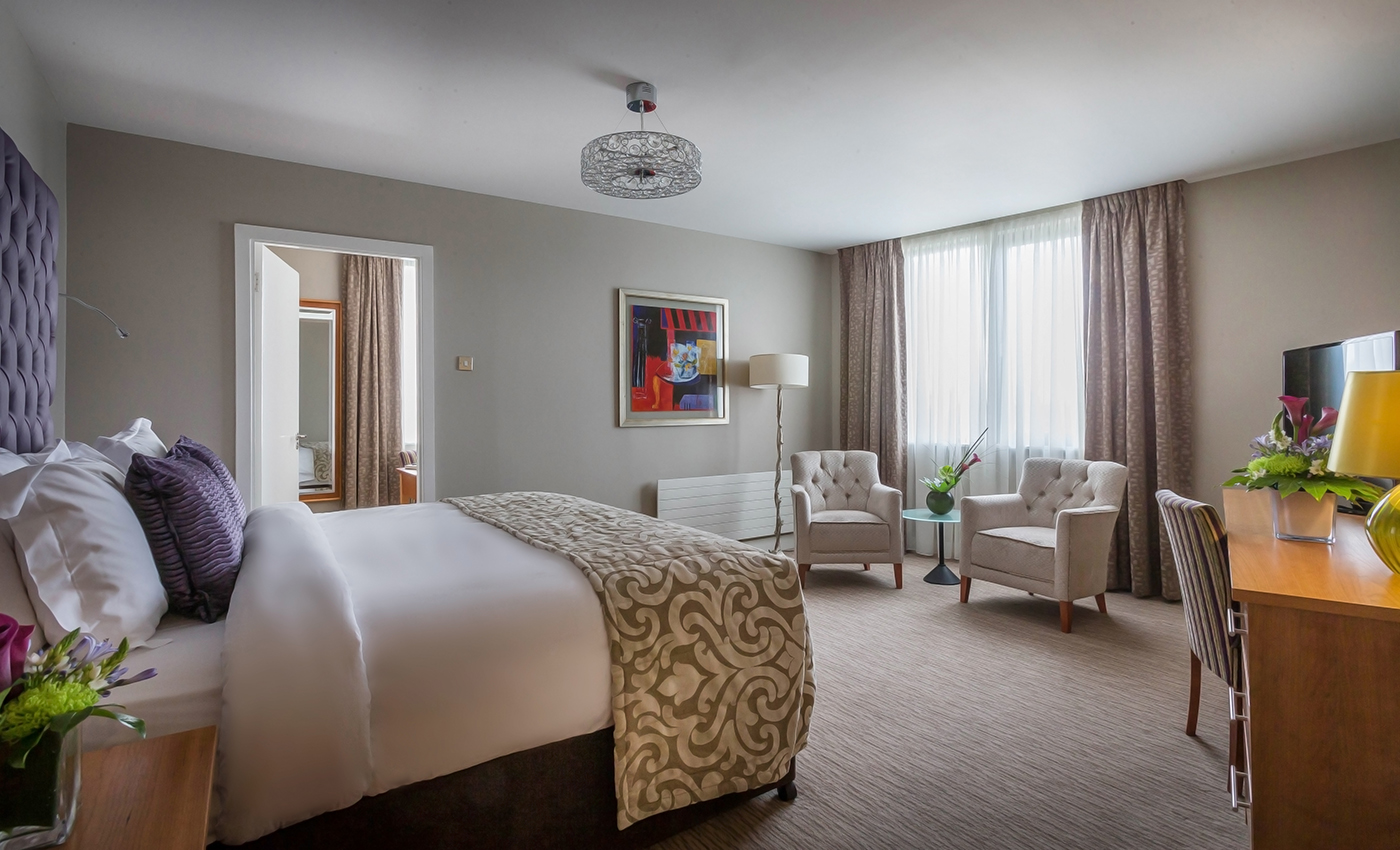 Suite Bedroom - Staged not Styled @ Radisson Blu Hotel Dublin Airport Hotel Photographer © David Cantwell Photography