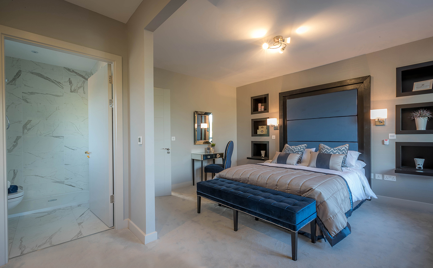 Residential Property Bedroom - Interiors Photographer © David Cantwell Photography
