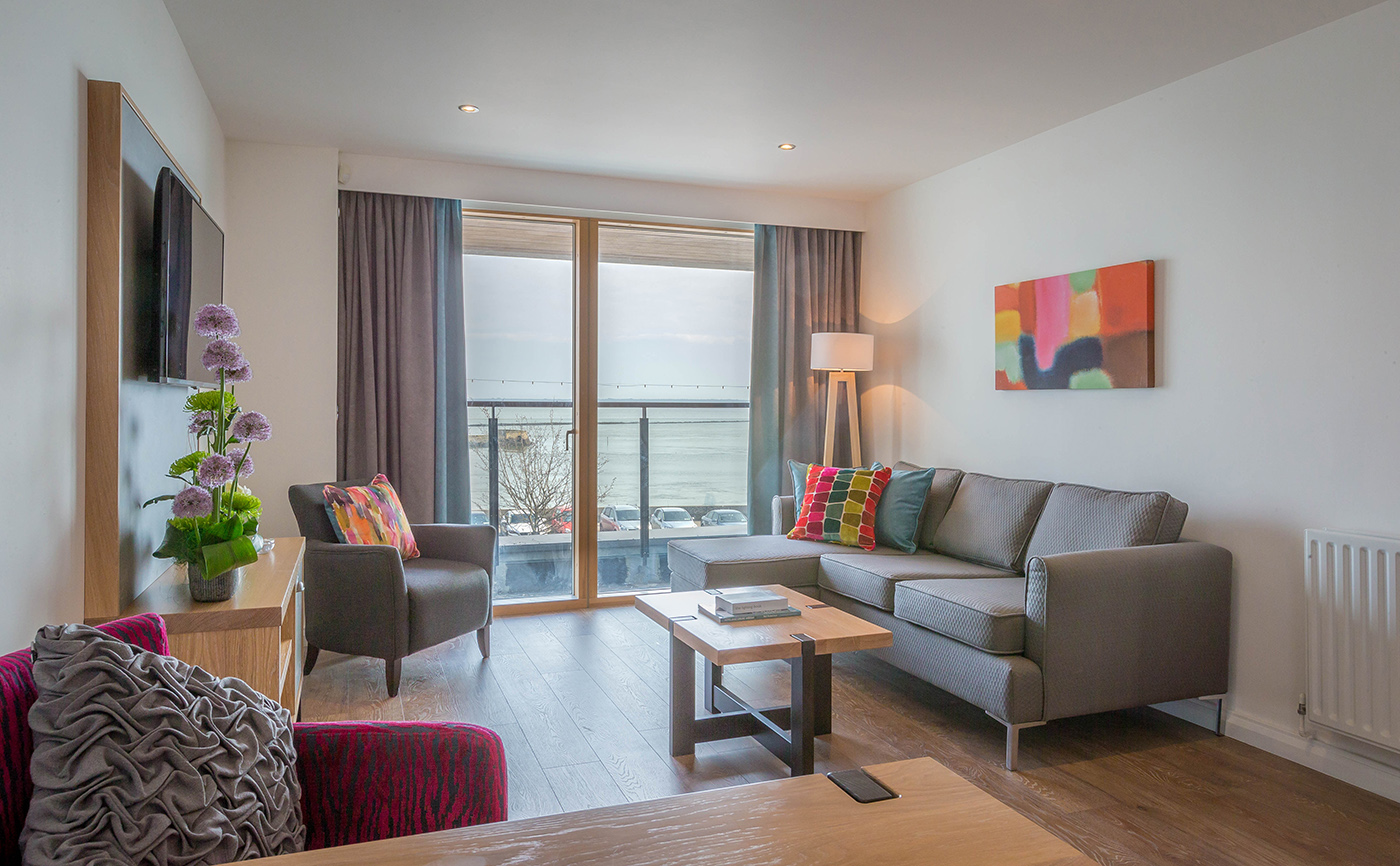 Residential Property Apartment Sitting Room - Interiors Photographer © David Cantwell Photography