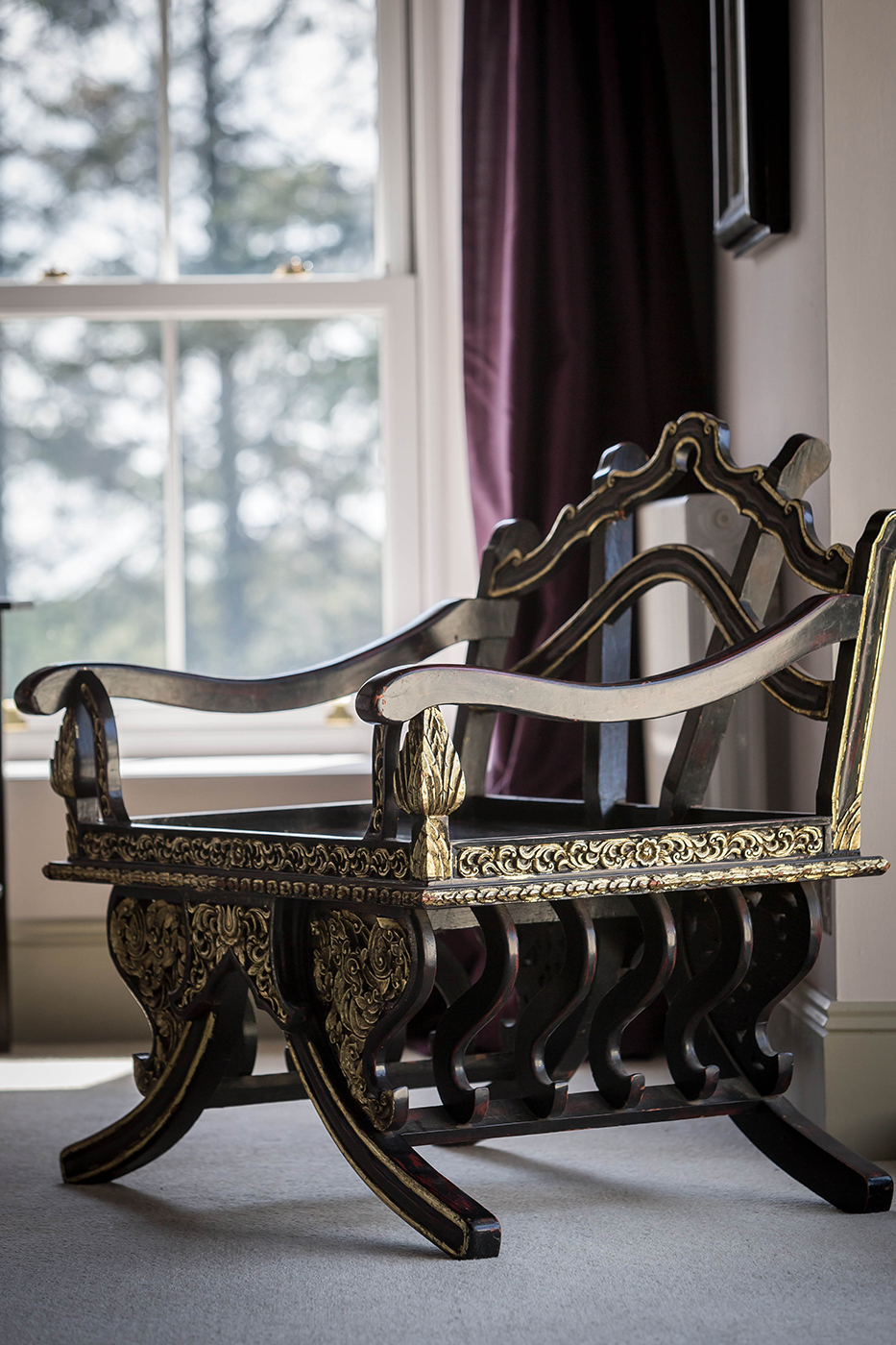 B&B Bedroom Chair - Interiors Photographer © David Cantwell Photography