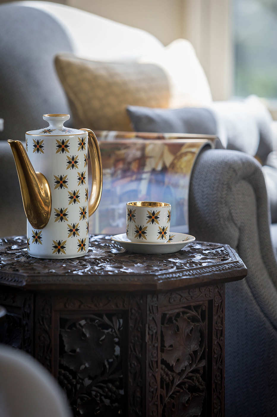 B&B Coffee in the Sitting Room - Interiors Photographer © David Cantwell Photography