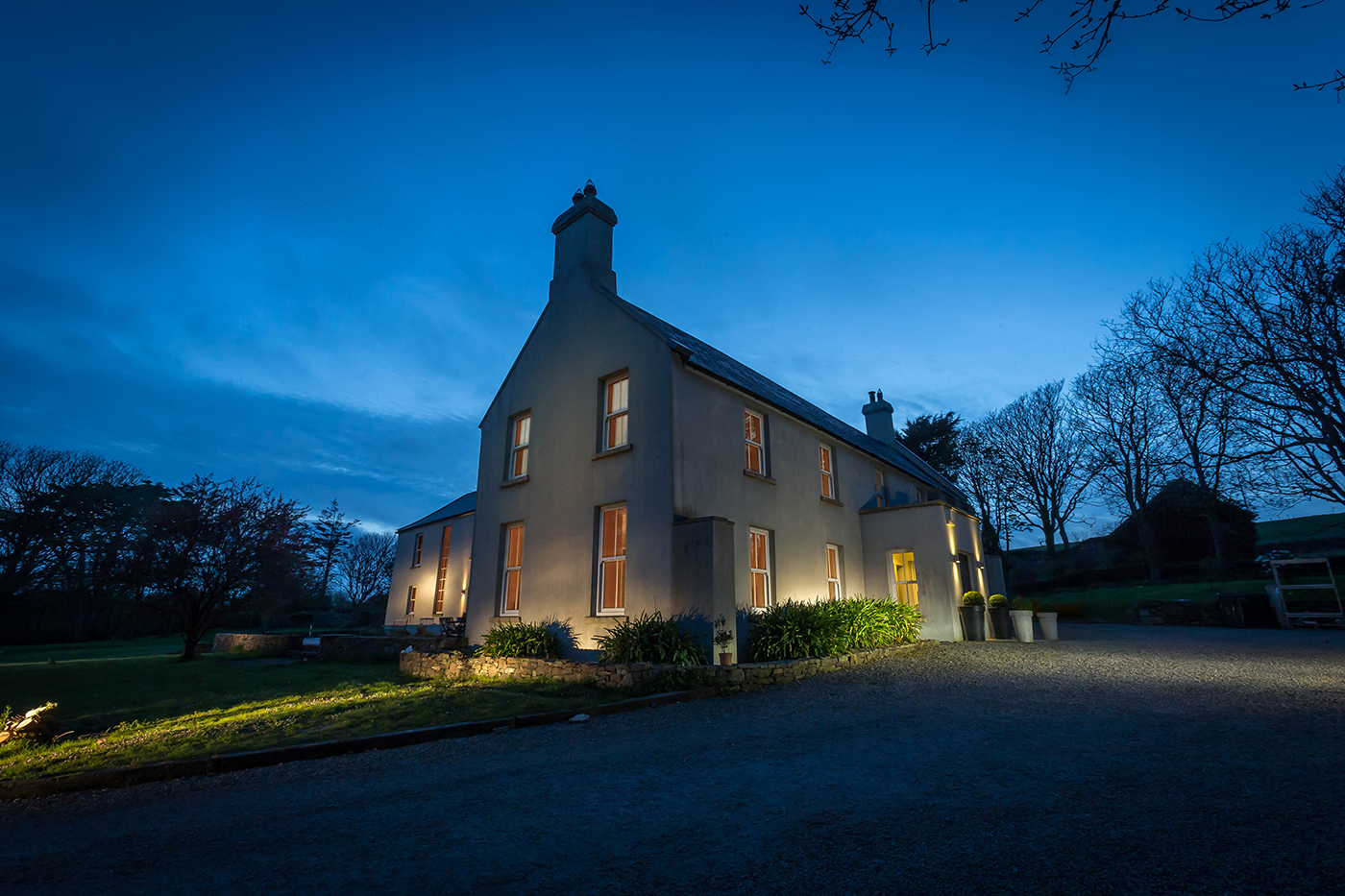 B&B Night Time Exterior - Interiors Photographer © David Cantwell Photography