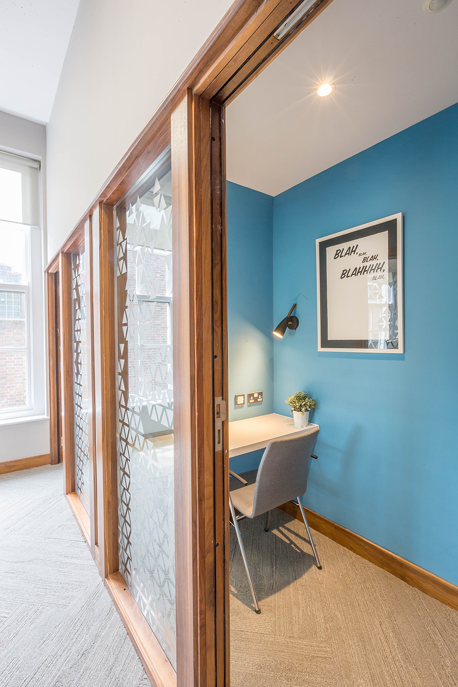 Office Booth - Interiors Photographer © David Cantwell Photography