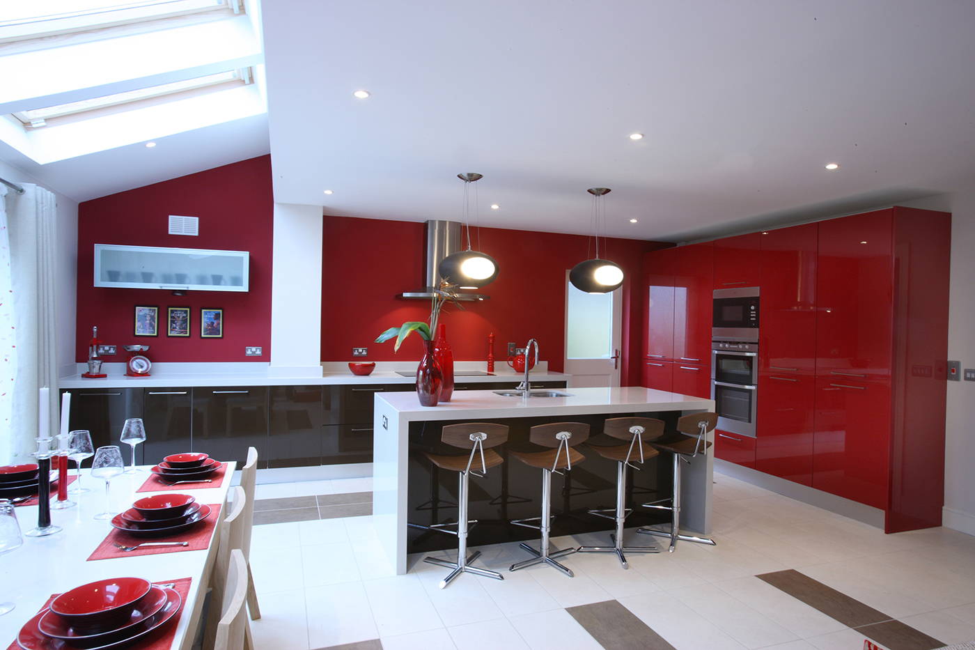 Fuego & Chocolate Kitchen @ Nolan Kitchens - Interiors Photographer © David Cantwell Photography