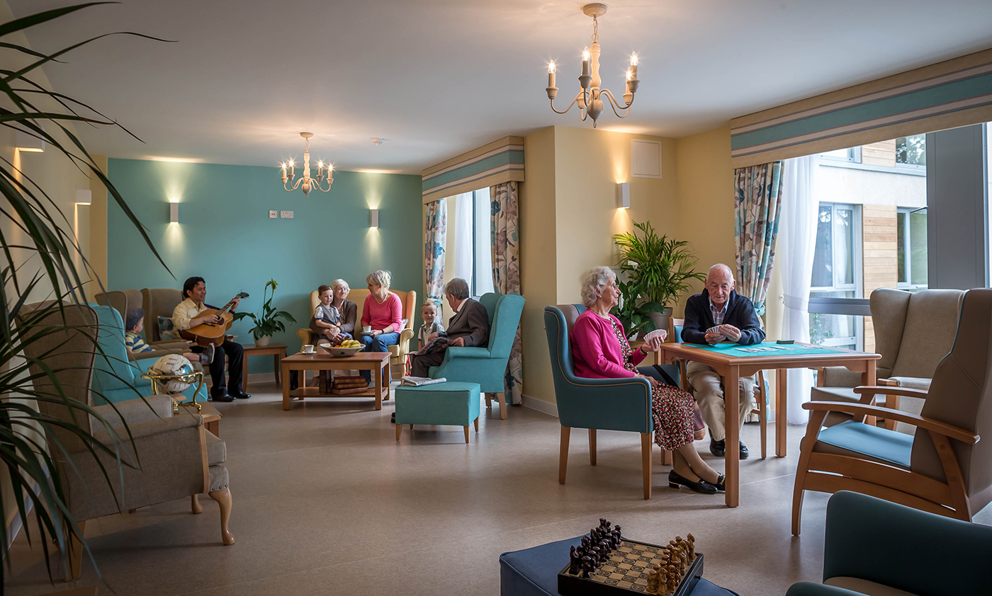 Beechfield Nursing Home Lounge © David Cantwell Photography