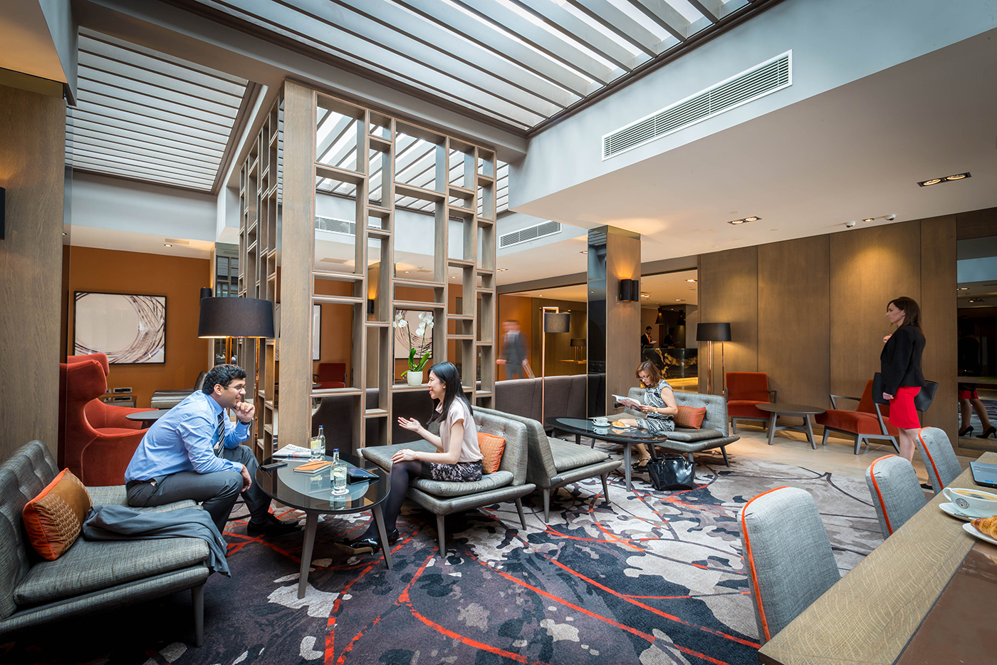 The Lobby @ Clayton Hotel Chiswick London © David Cantwell Photography