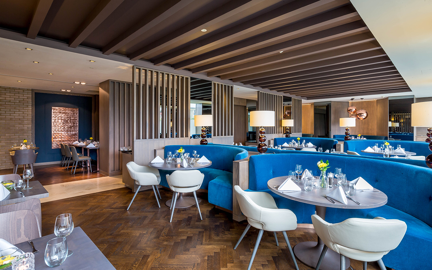 Restaurant @ Clayton Hotel Chiswick London UK © David Cantwell Photography
