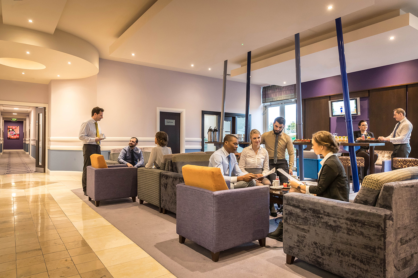 Breakout Area - Staged for Corporate Breakout Area @ Carlton Hotel Blanchardstown © David Cantwell Photography