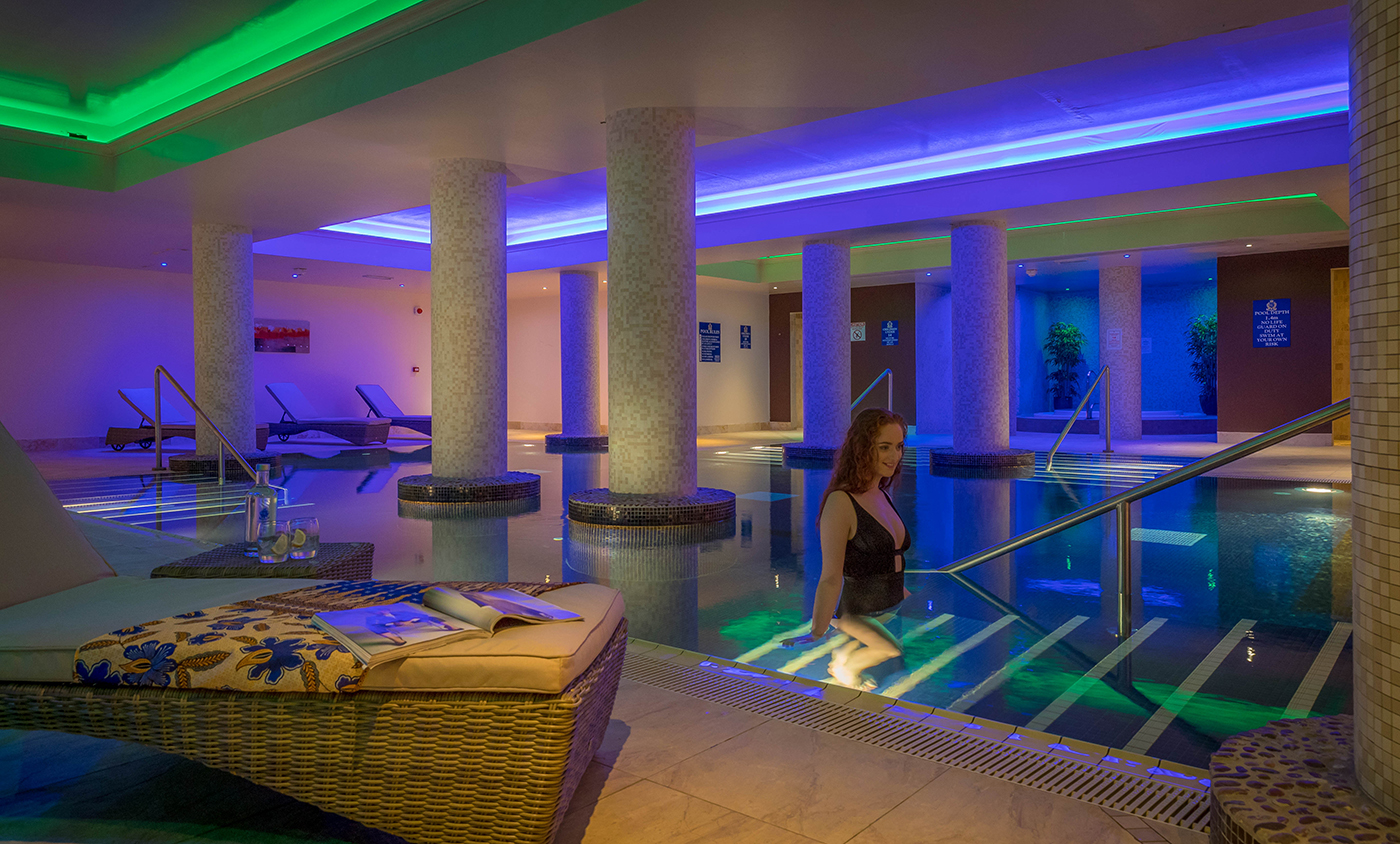 Lady in Kilronan Castle Swimming Pool © David Cantwell Photography