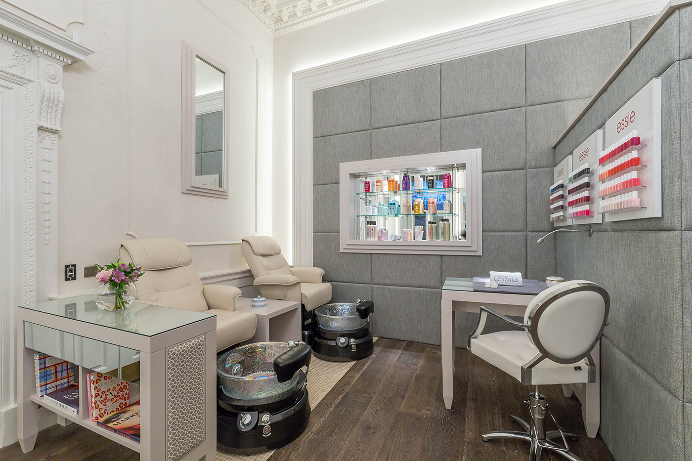 Manicure Area @ The Spa in The Shelbourne Hotel © David Cantwell Photography