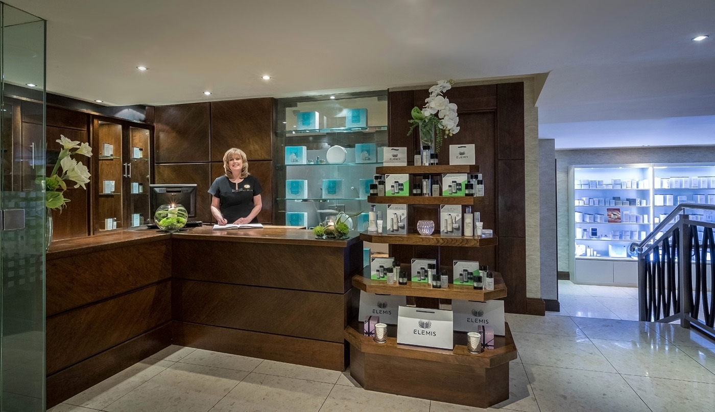 Reception Area in the Ciuin Spa @ Slieve Russell Hotel © David Cantwell Photography
