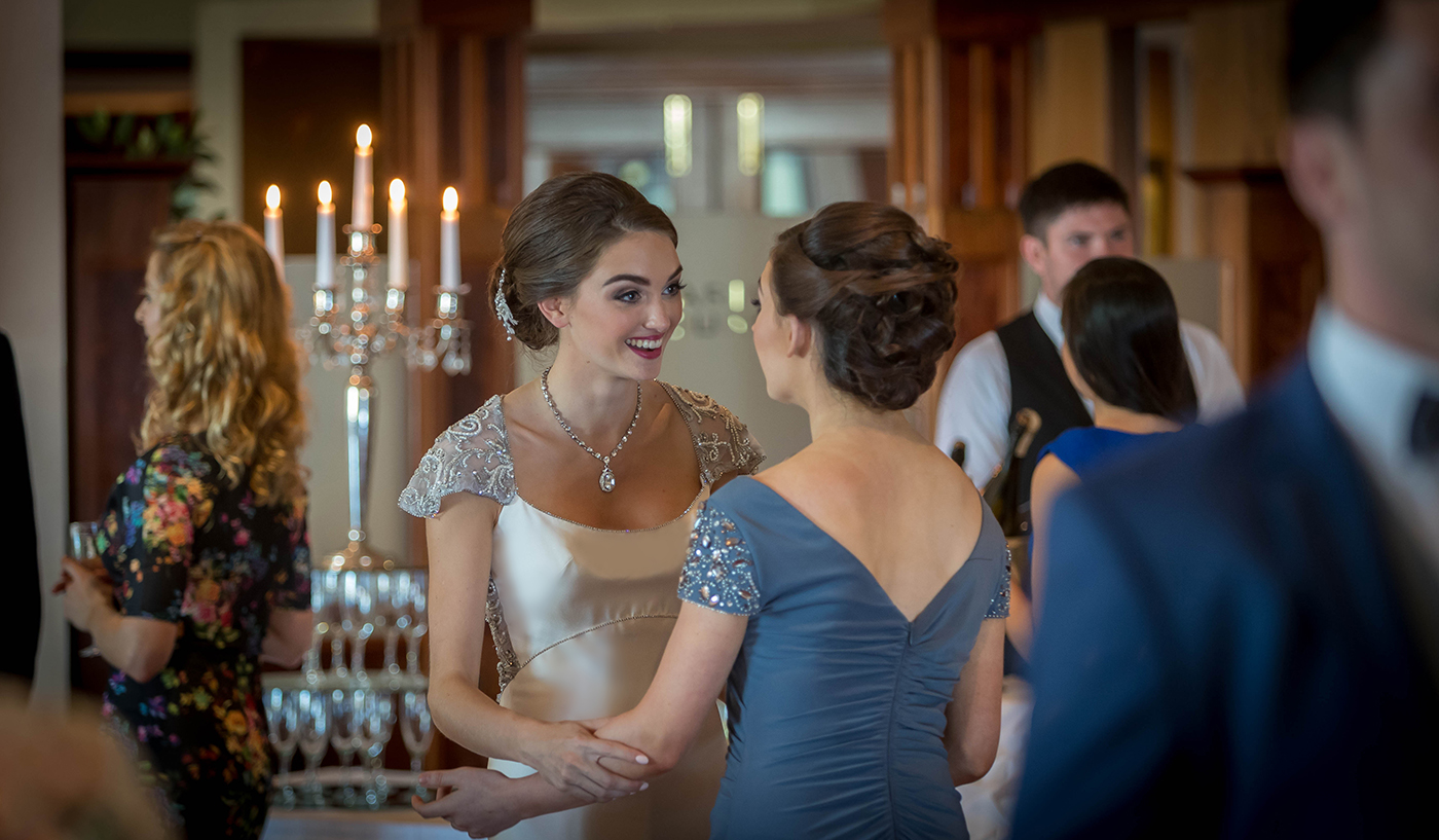 Bride and Bridesmaid @ Shearwater Hotel - Hotel Photographer © David Cantwell Photography