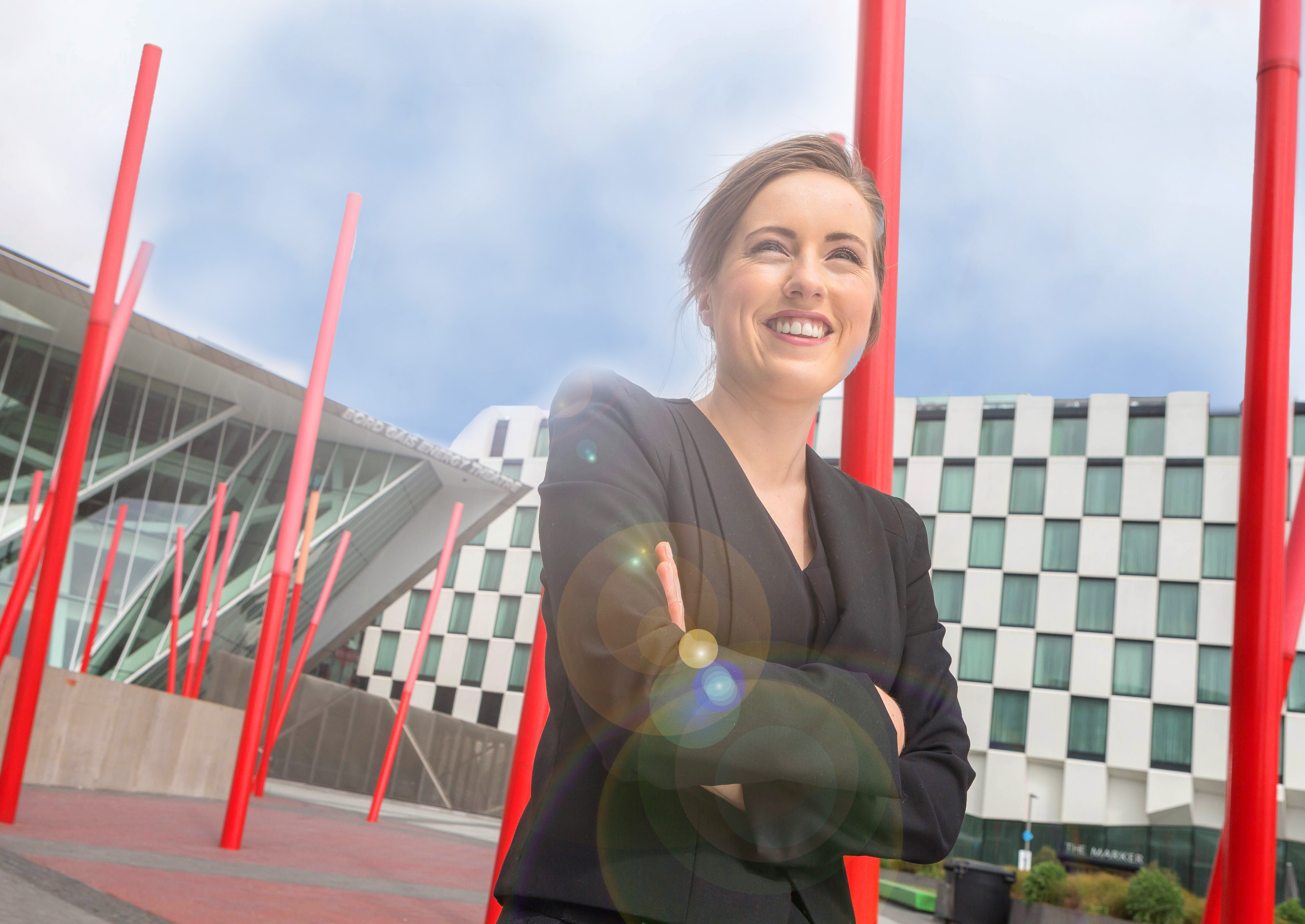 Female Corporate Outdoors - Corporate Photography © David Cantwell Photography