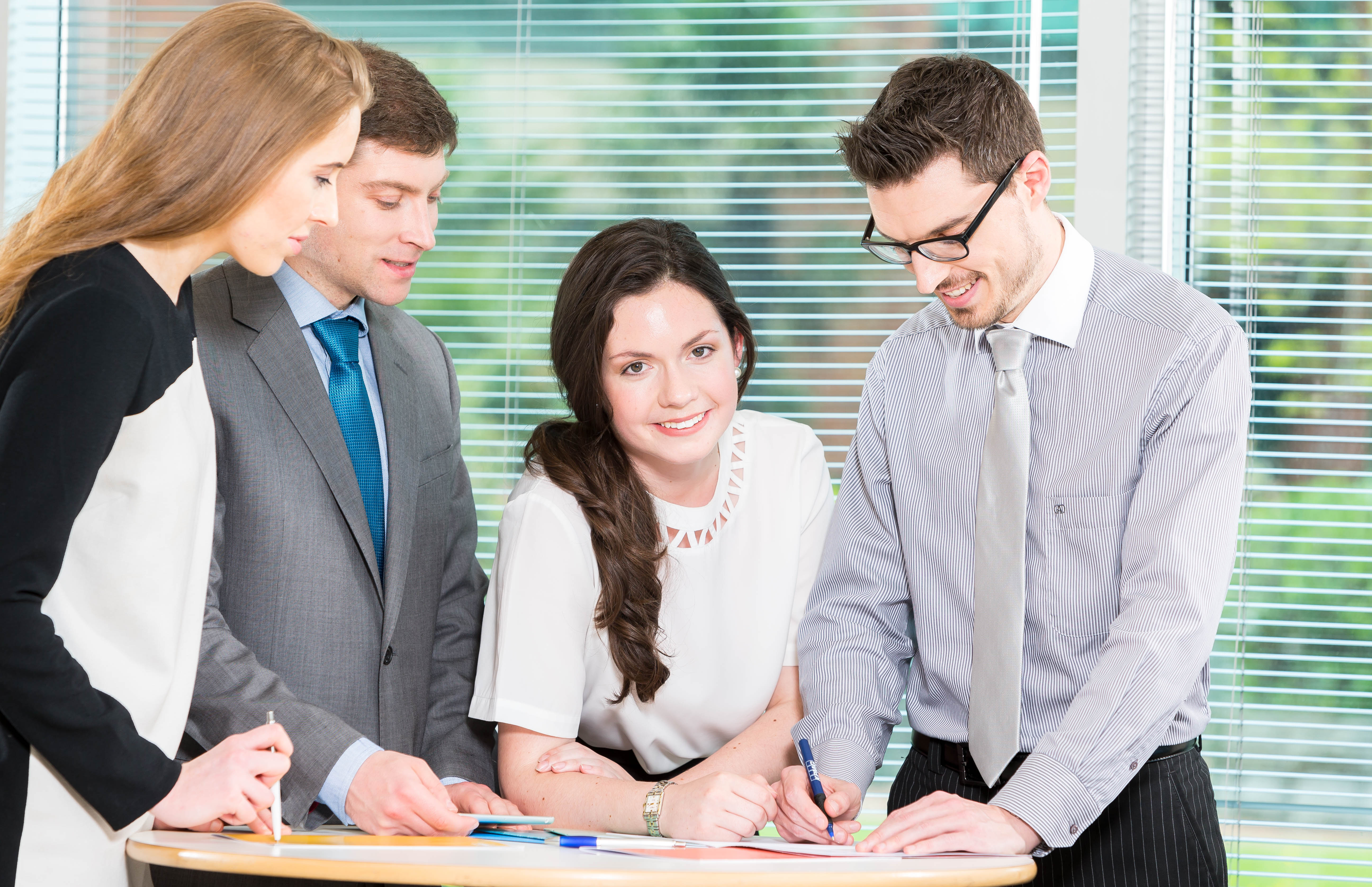 Business People at a Meeting - Corporate Photography © David Cantwell Photography