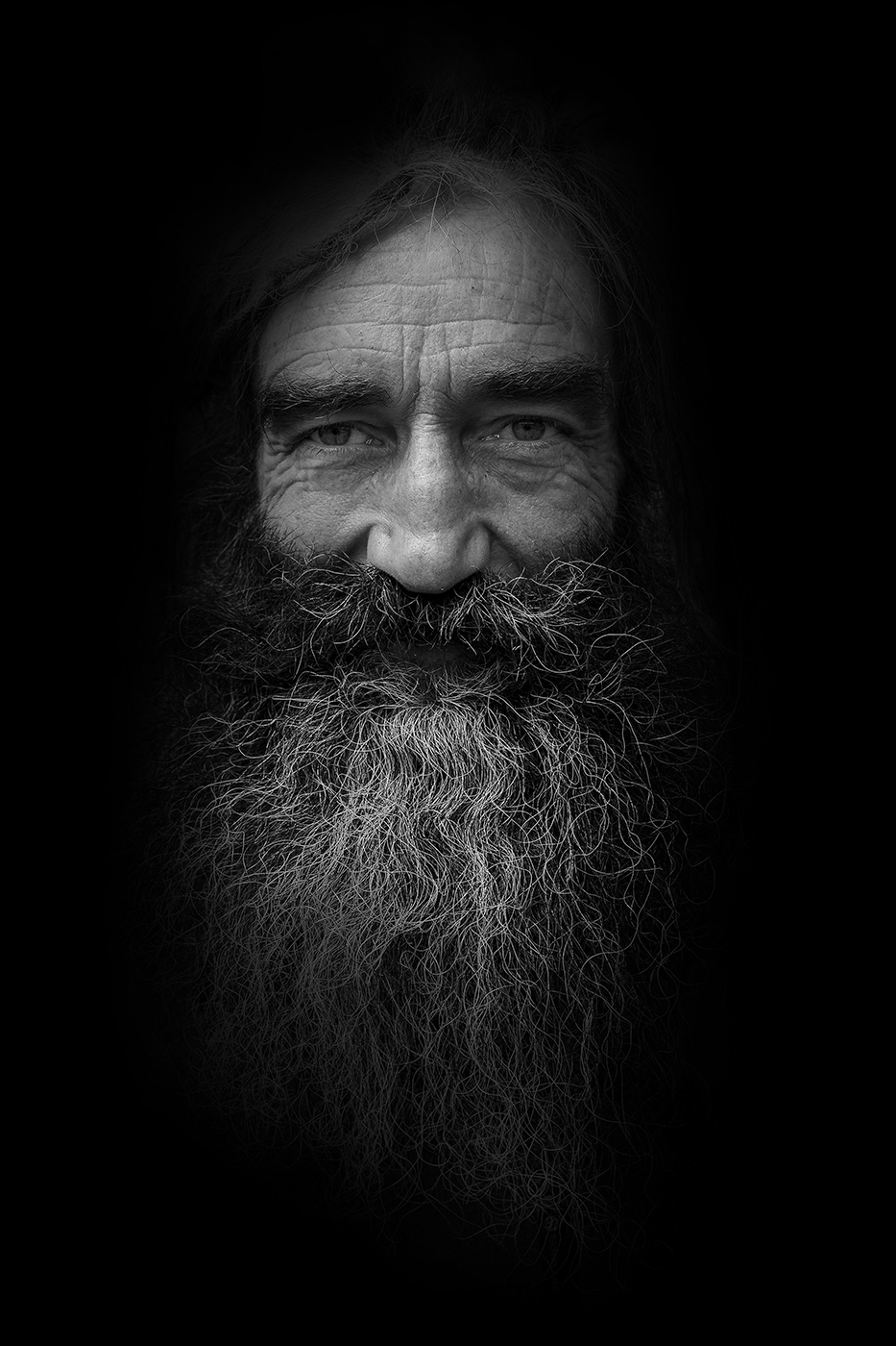 Bearded Man - Black & White Portrait Photogrpahy © David Cantwell Photography