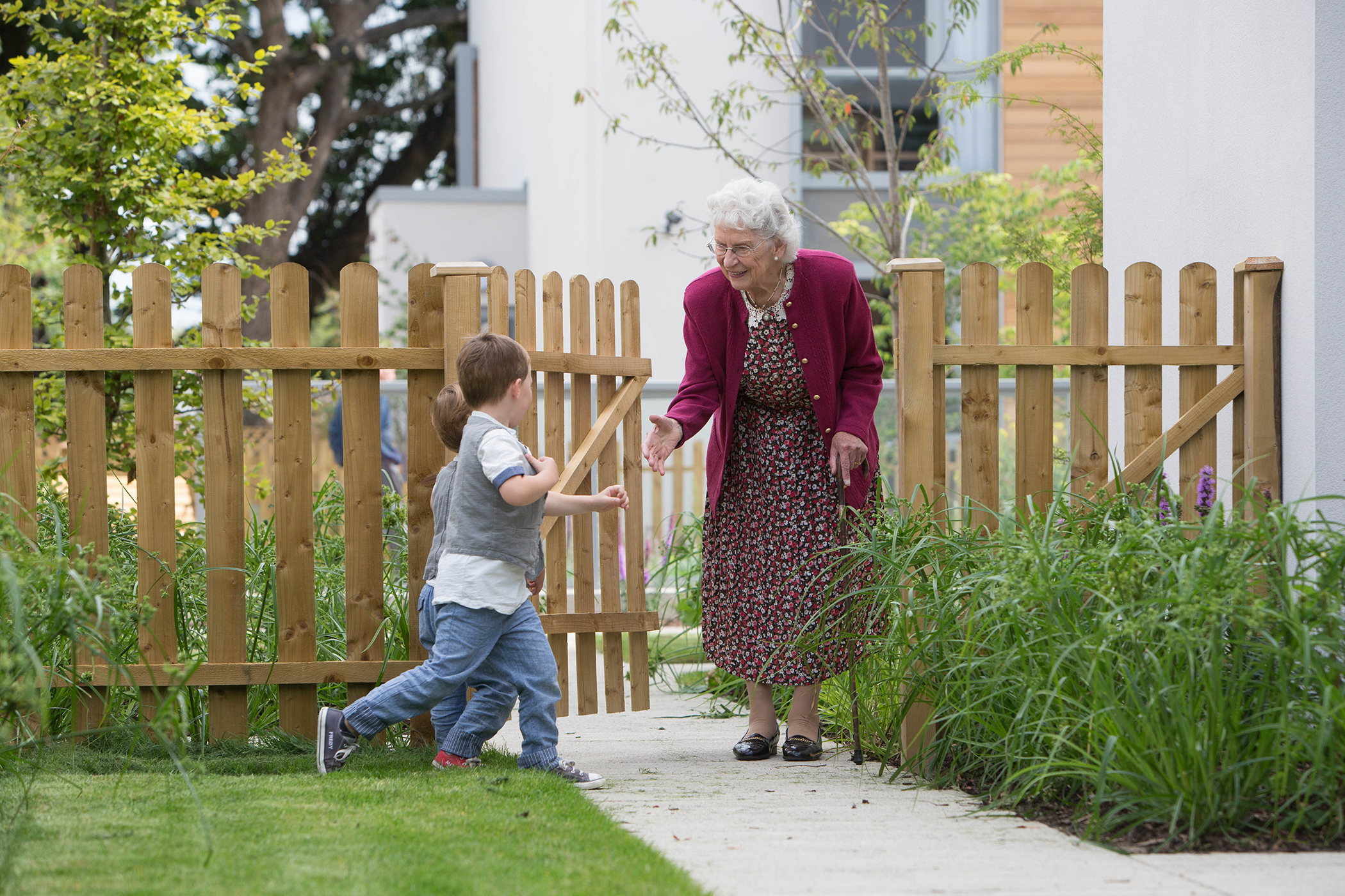 Grandmother with Grand Children - Family Lifestyle Photography © David Cantwell Photography