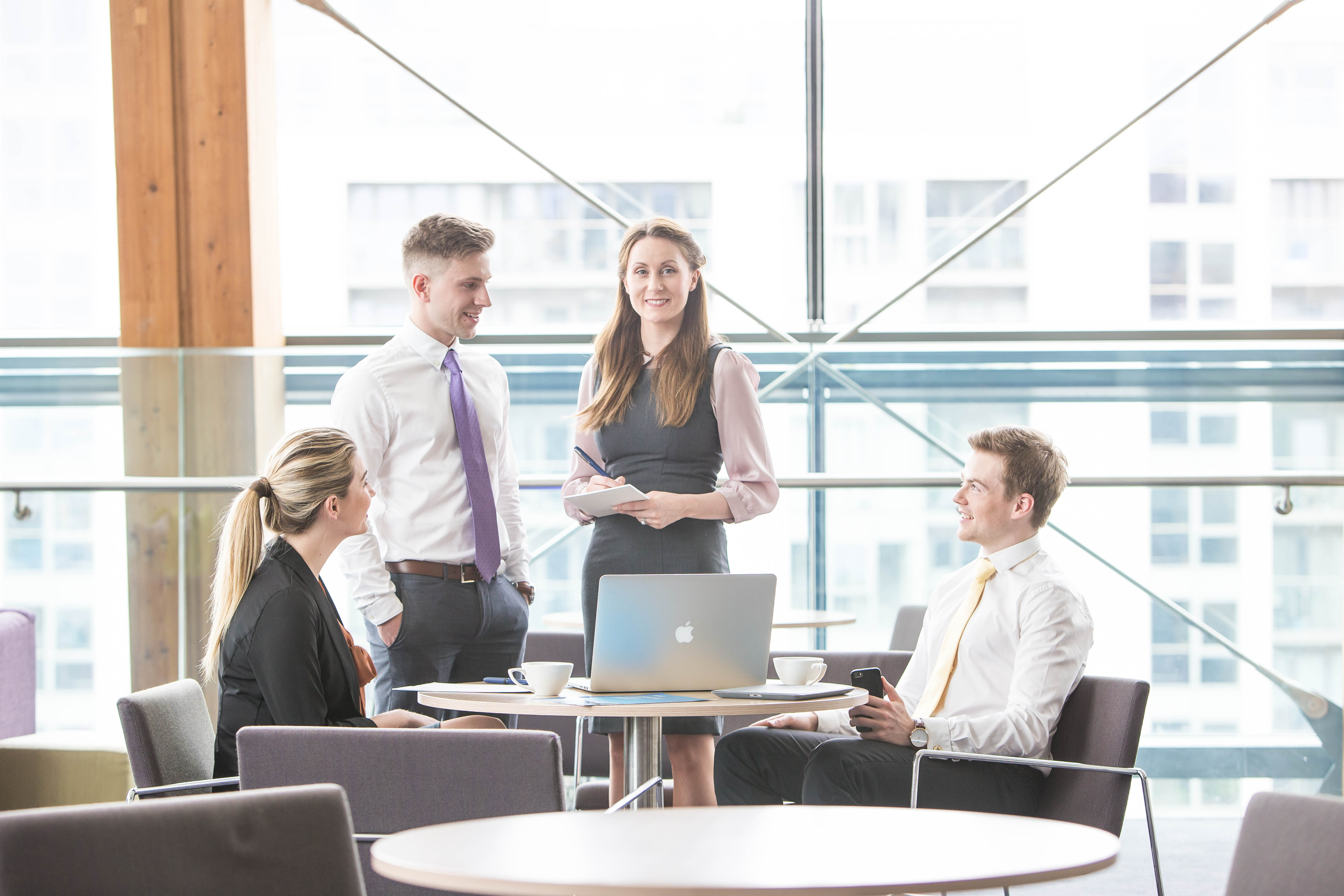 Group of Corporates Having a Casual Meeting - Groups Lifestyle Photography © David Cantwell Photography