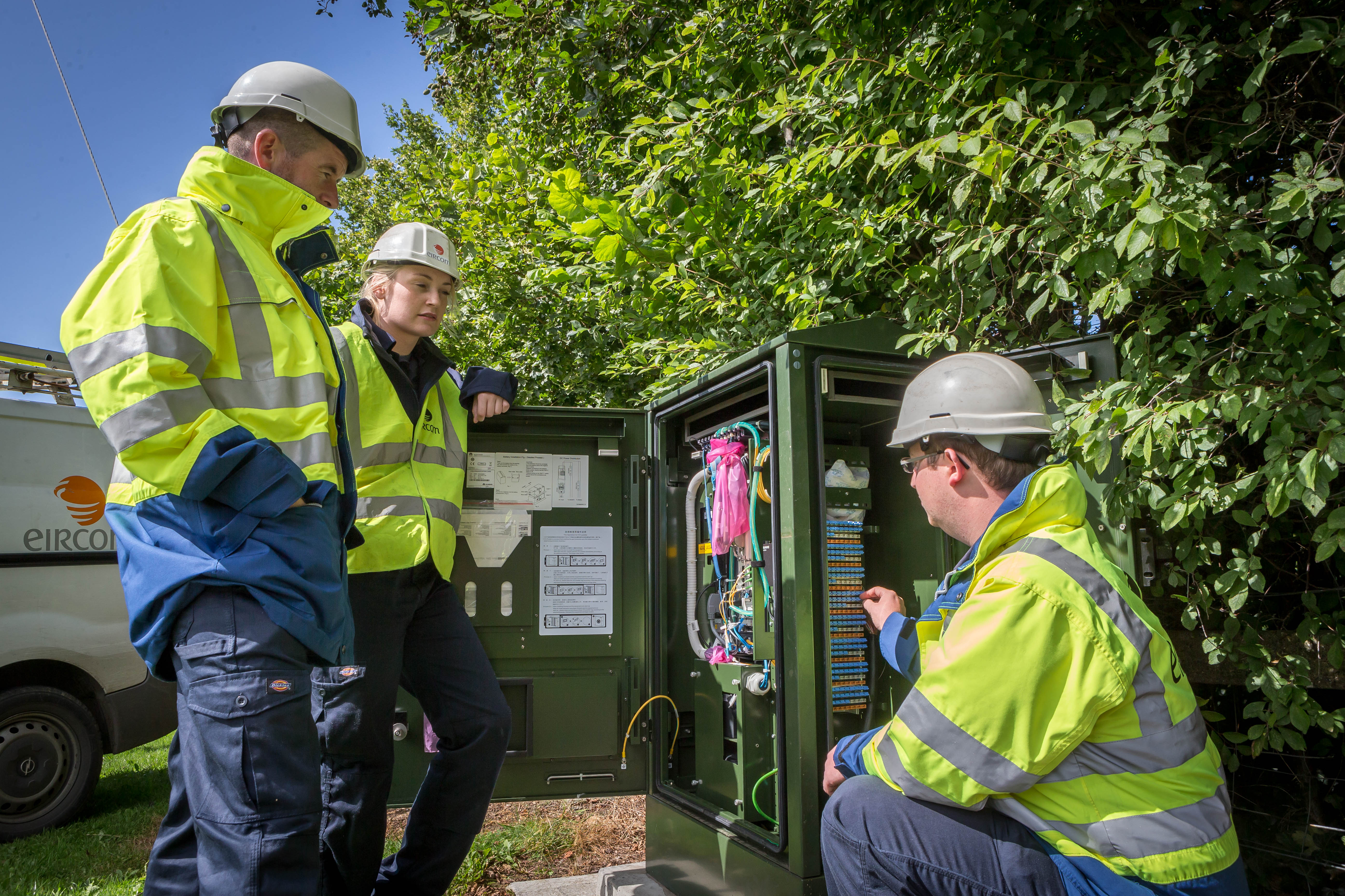 Eir Industrial Workers Outdoors - People At Work Photography © David Cantwell Photography