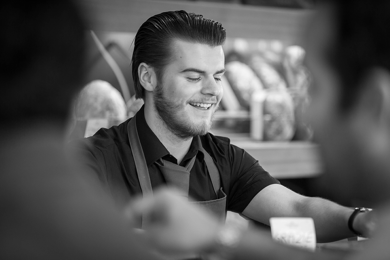 Baker Serving a Customer - People At Work Photography © David Cantwell Photography