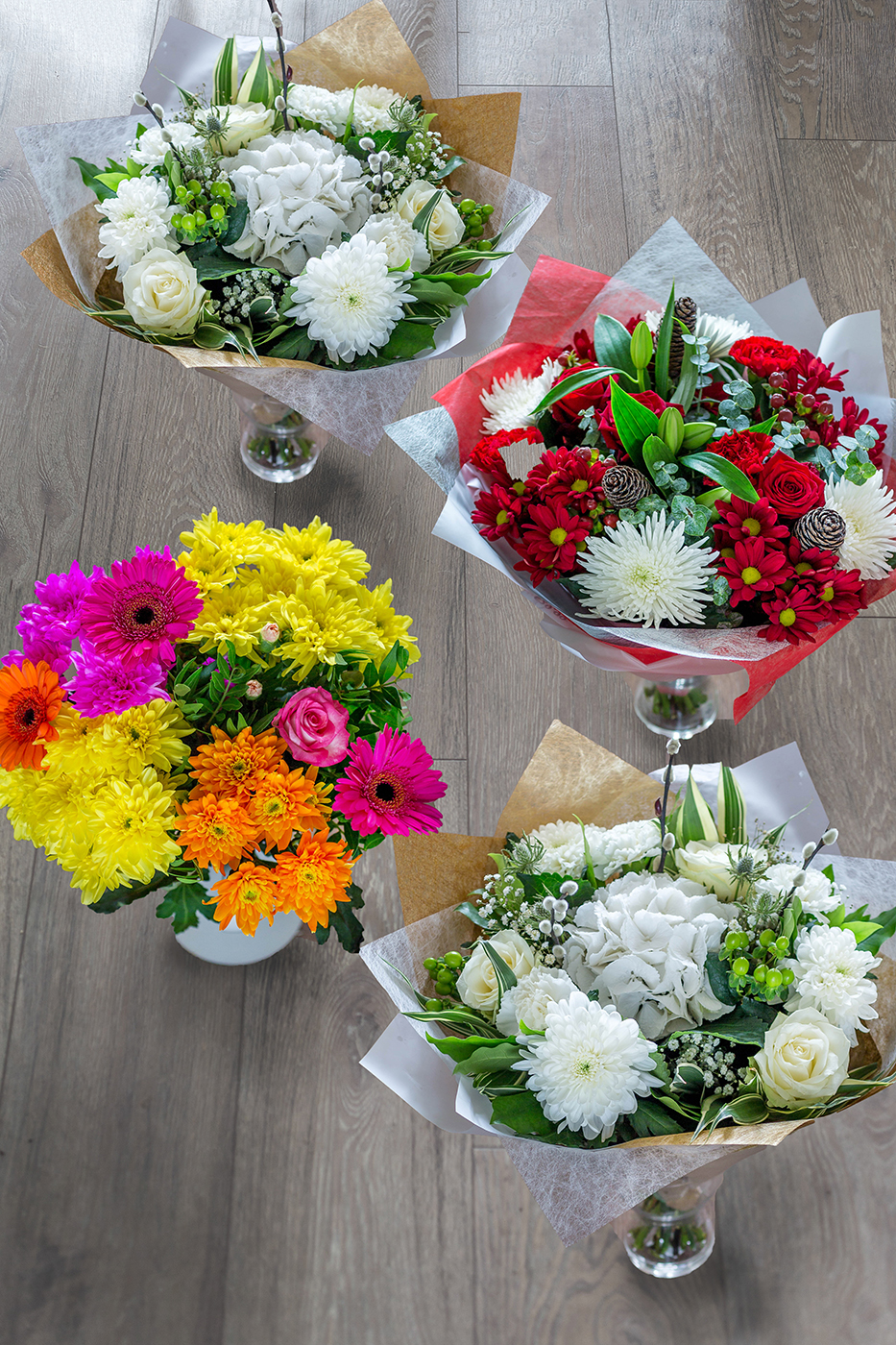 Aldi Bouquets of Flowers - Studio Photography © David Cantwell Photography