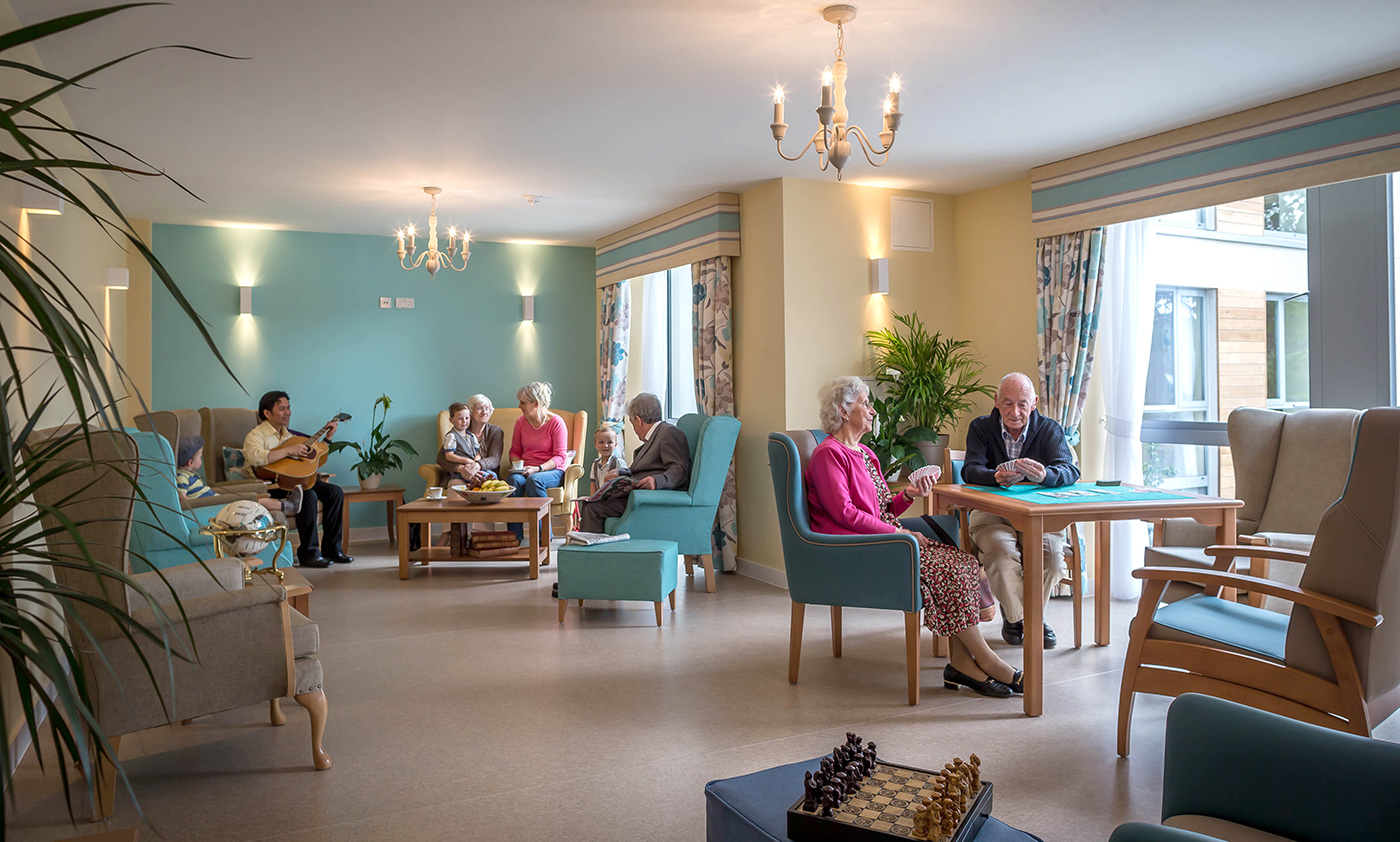 Residents in the Nursing Home Lounge © David Cantwell Photography