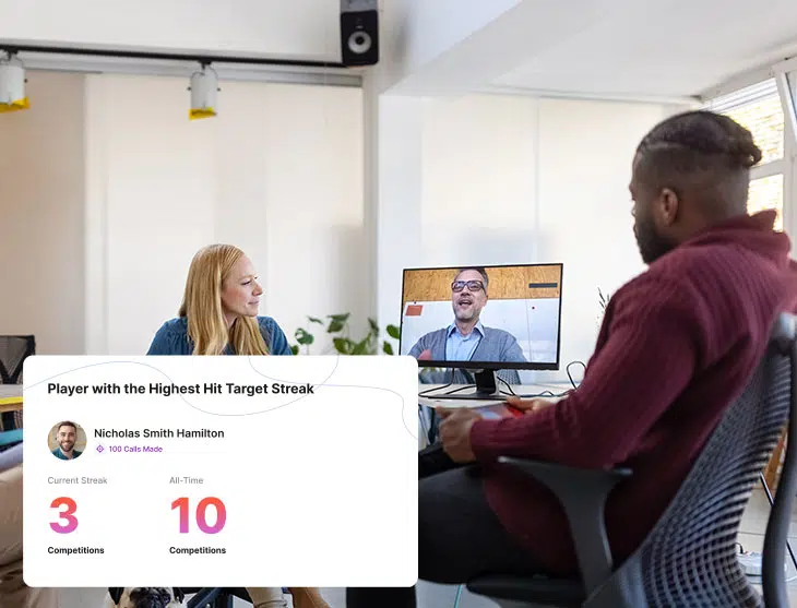 User interface of VIDALOKA travel app showing a welcome message to Lisa with a decorative gradient banner and call-to-action button labeled Let's Go.