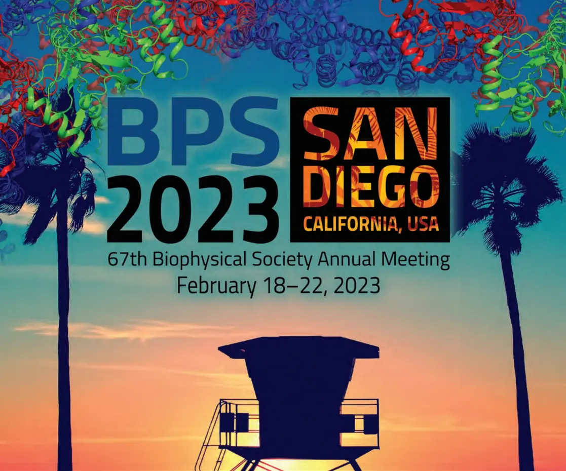 Biophysical Society BPS 2023 San Diego California meeting February 18-22 annual conference.