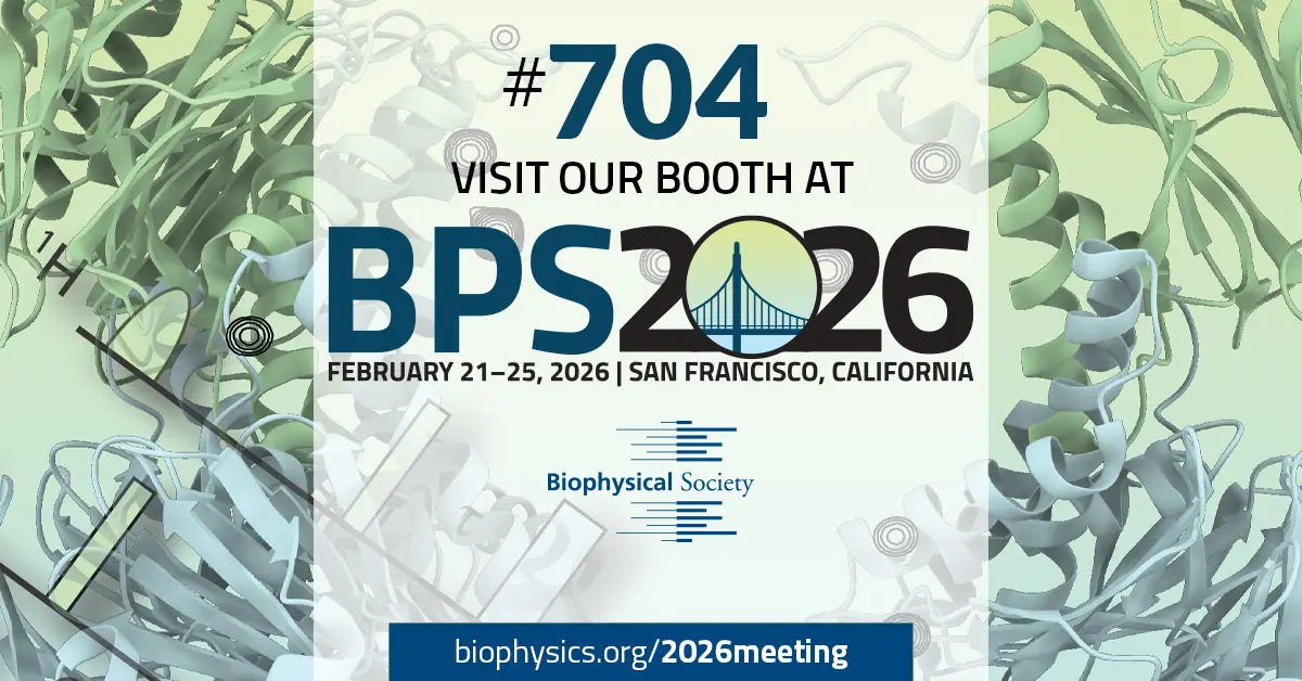 Biophysics Society BPS 2026 conference booth 704 invitation San Francisco February event.