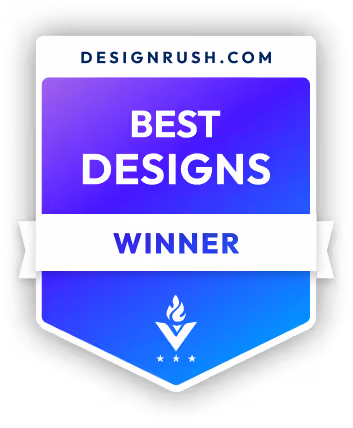 DesignRush Best Designs Winner badge
