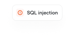 SQL injection

