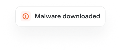 Malware downloaded
