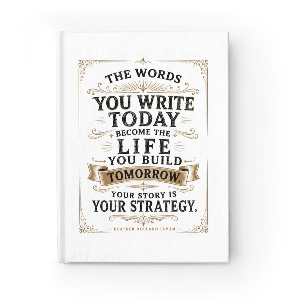 Journal: The Words You Write Today Journal™, a journal for writing your next chapter, from Doltam Creative Solutions