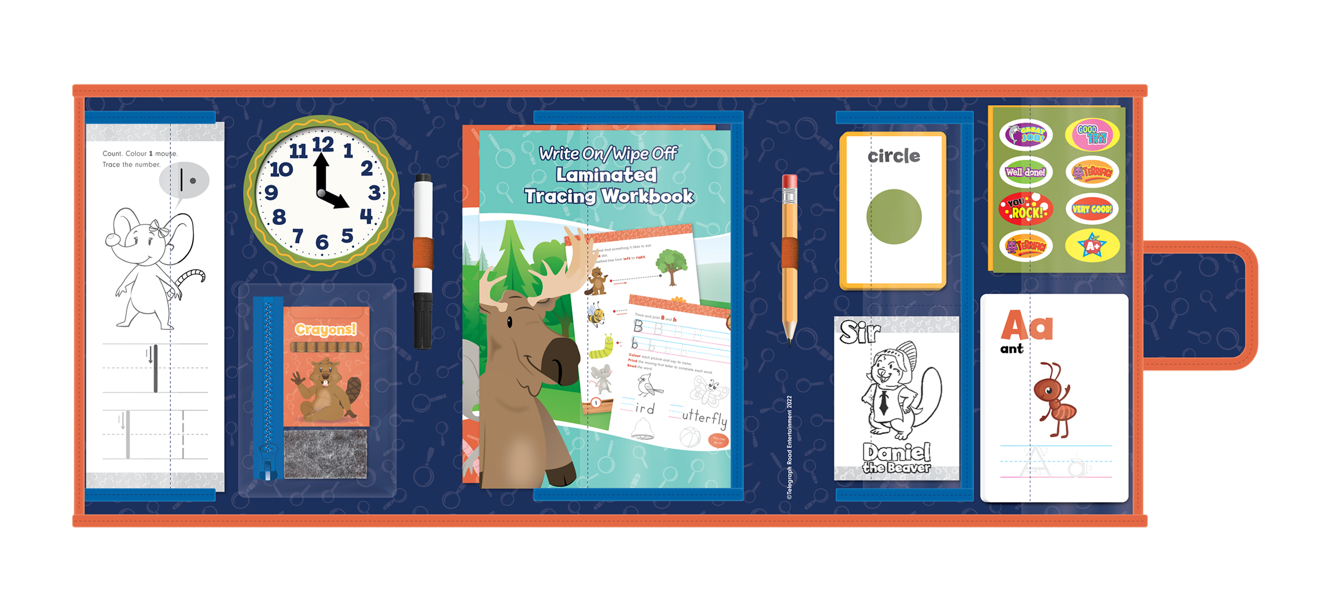 Interior Ready Set Learn Kit, pocket layout