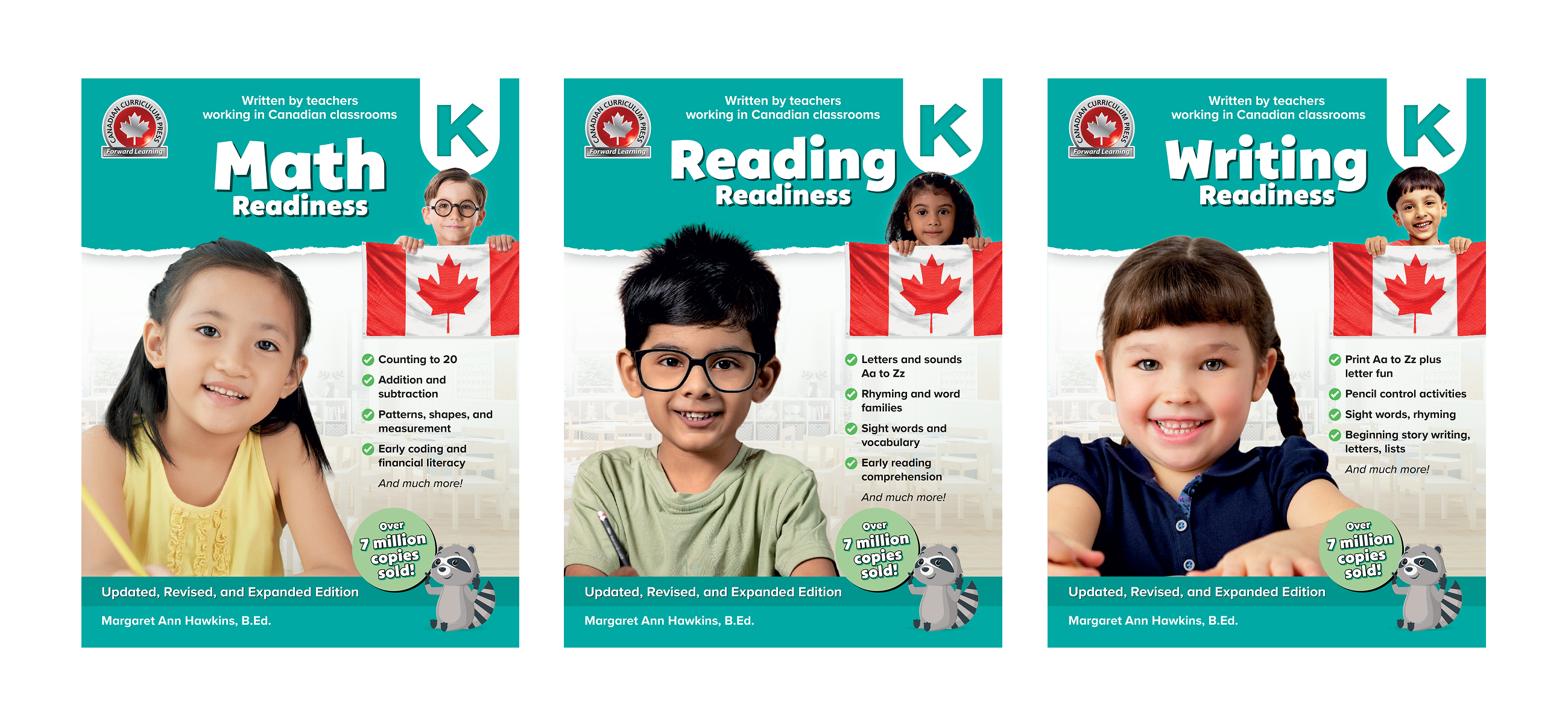 Inclusive cover designs, kindergarten, 7 million copies